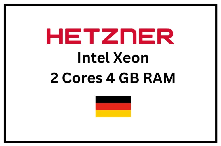 Hetzner – CX22 – €3.29/month